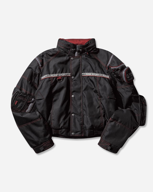 ROSE SPORT Utility Jacket with Red Stitching