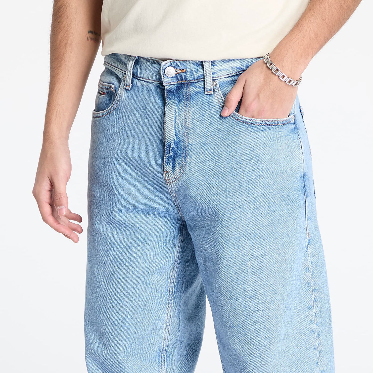 Дънки Tommy Hilfiger Tommy Jeans Jaimie Relaxed Straight Jeans W31/L32 Синьо | DM0DM21168 1AB, 1