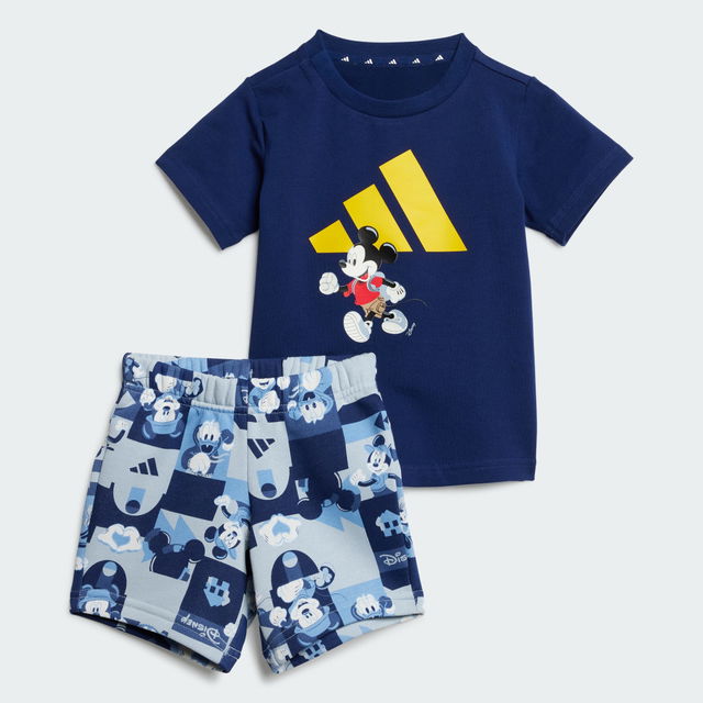 Kids' adidas x Disney Mickey Mouse T-Shirt and Shorts Set