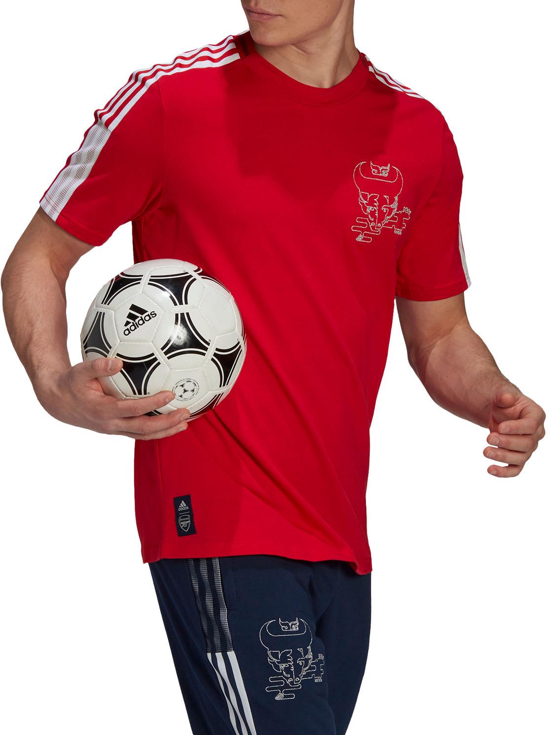 Тениска adidas Originals Arsenal Chinese New Year Graphic T-Shirt Червено | gk9399, 0