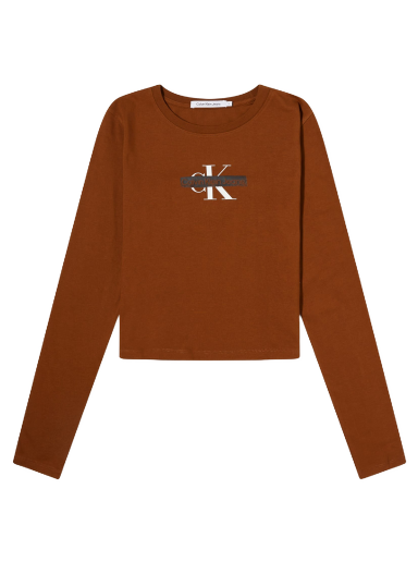 Long Sleeve Seasonal Mono Logo Fudge