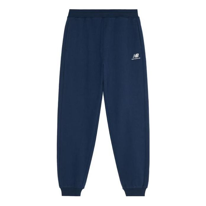 Спортни панталони New Balance Essentials Logo Pants Синьо | 6LD38101-NV