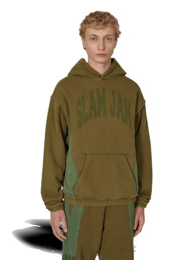 Суитчър Slam Jam Panel Hooded Кафяво | SBM0015FA07 GRNBW01