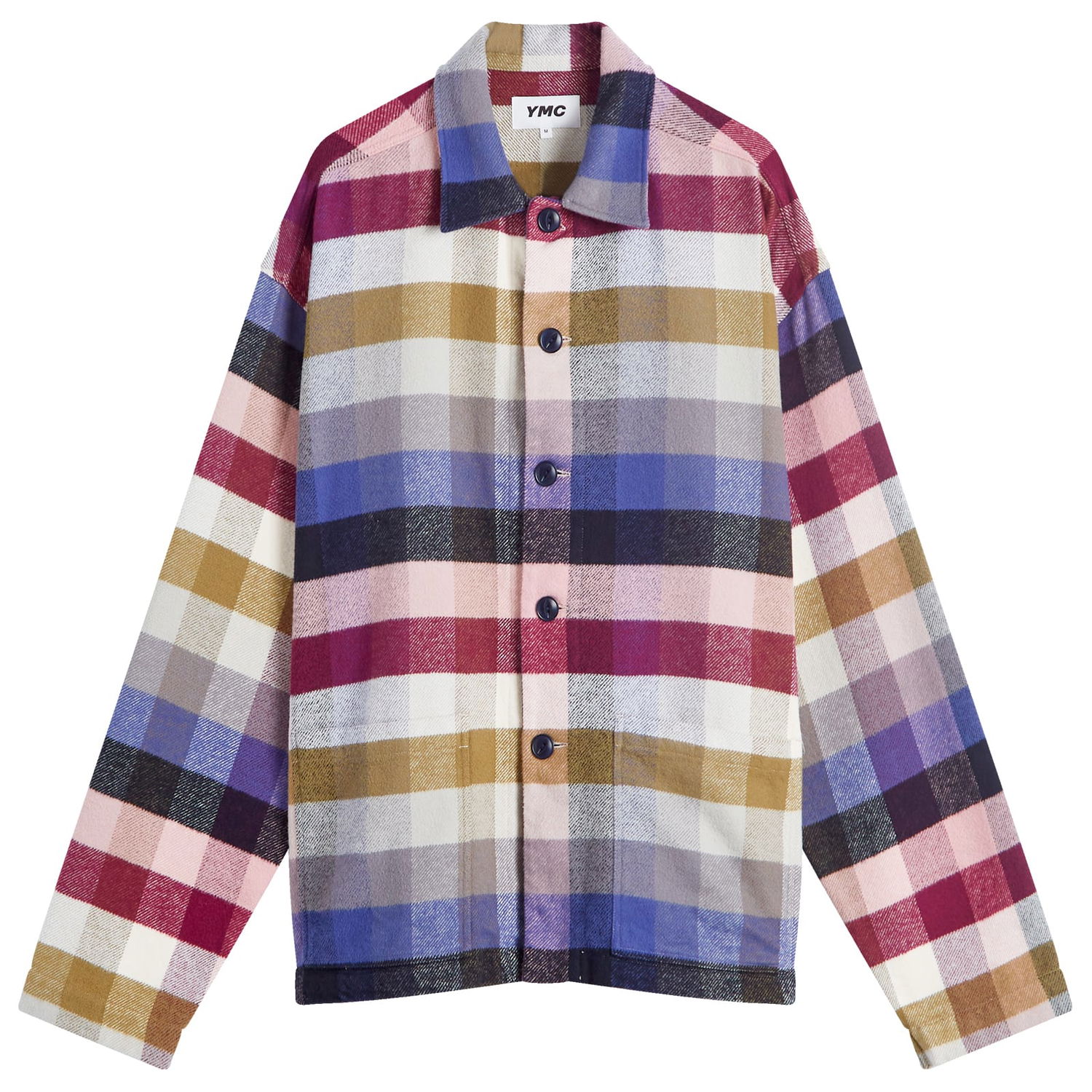 Риза YMC Check Overshirt Многоцветен | P2XMF-90, 1