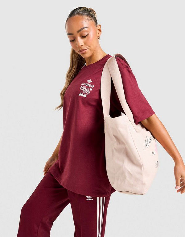 Тениска adidas Originals Coffee Club Graphic T-Shirt Бургунди | KV1588, 0