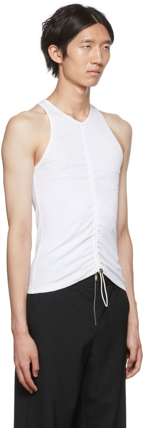 Потник Dion Lee Ruched Tank Top Бяло | C3042S22, 1