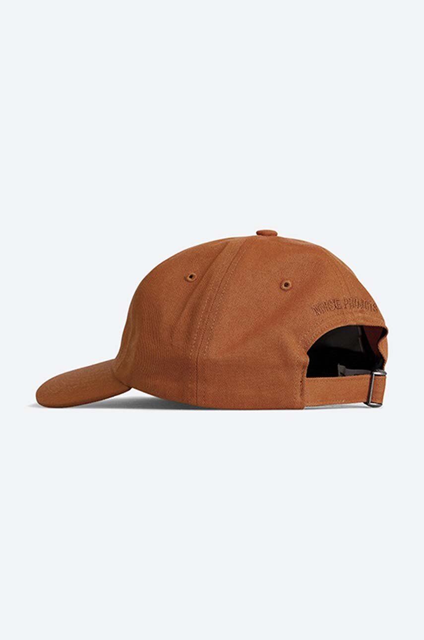 Шапка с козирка NORSE PROJECTS Norse Projects Twill Sports Cap Кафяво | N80-0001-5064, 1