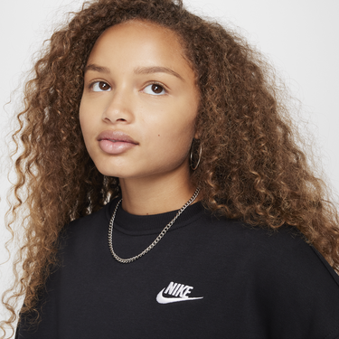 Суитчър Nike Nike Sportswear Club Fleece Crewneck Sweatshirt Черно | FZ9244-010, 2