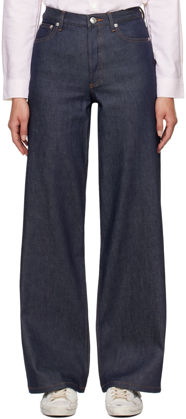 Дънки A.P.C. Elisabeth Jeans Синьо | COZZI-F09181, 0