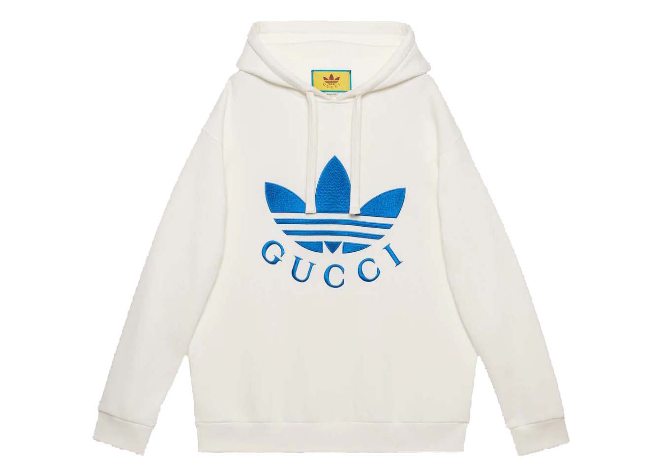 Суитчър Gucci adidas x Hoodie Бяло | 702607XJEDA9088, 0