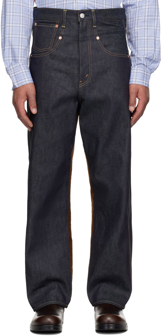 Junya Watanabe Levi's Edition Paneled Corduroy Denim Jeans