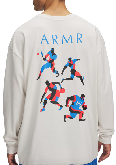 Тениска Under Armour Under Armour UA HWT Modern Sport Long Sleeve T-Shirt Бяло | 6004885-110, 2
