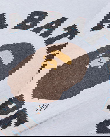 Тениска BAPE College Longsleeve T-Shirt Бяло | 1L80111001 WHITE, 4