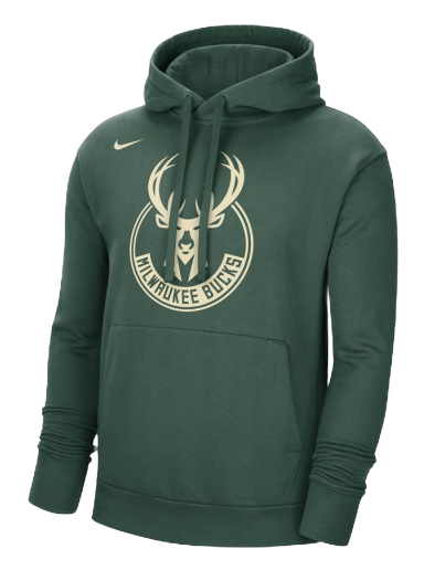 Суитчър Nike NBA Milwaukee Bucks Essential Fleece Pullover Hoodie Зелено | DR9415-323