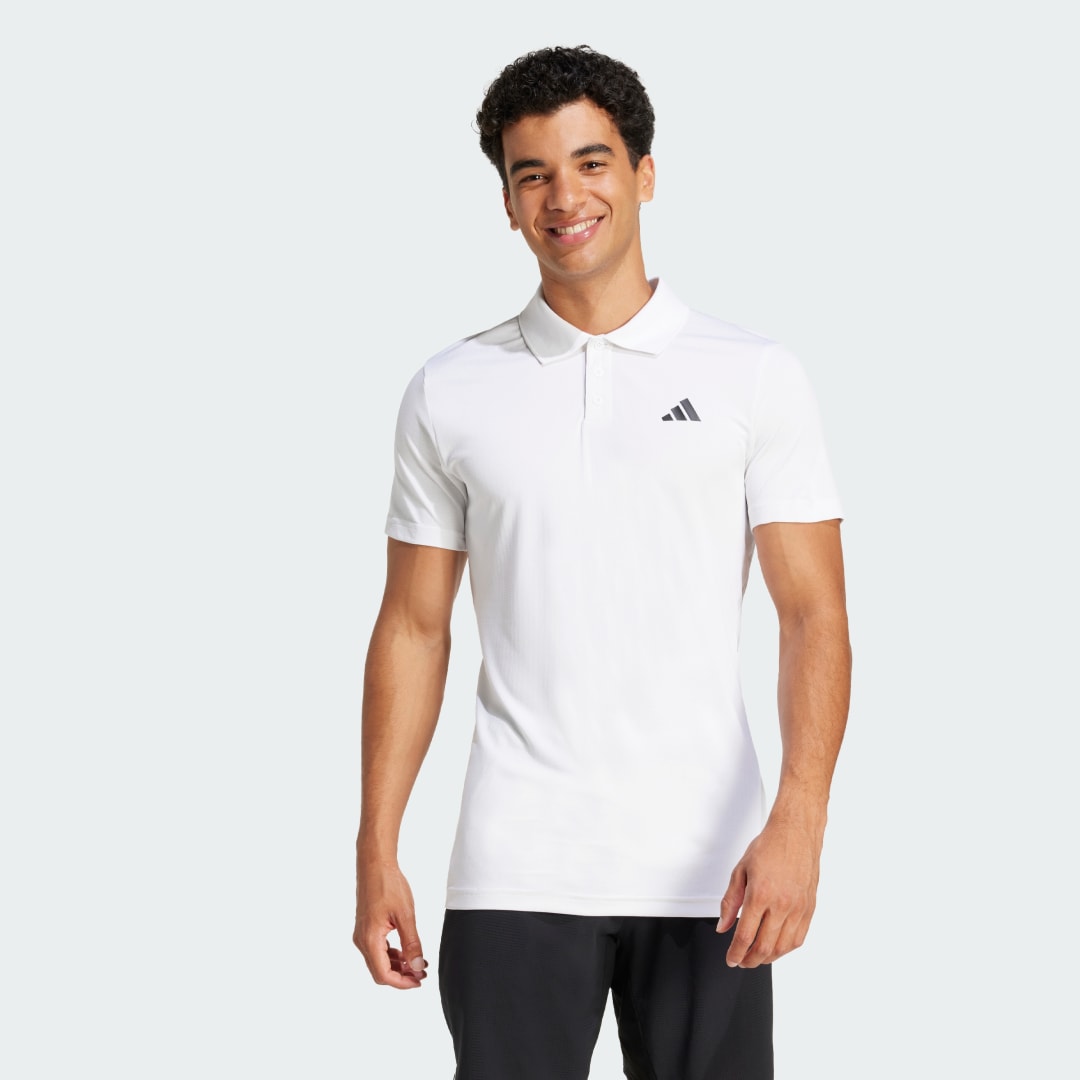 Поло тениска adidas Performance FreeLift Climacool Tennis Polo Shirt Бяло | JF4387, 0