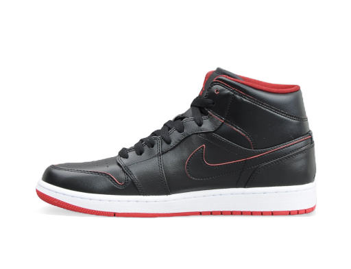 Лимитирано Издание Jordan Air Jordan 1 Mid ''Black Red'' Черно | 554724-028