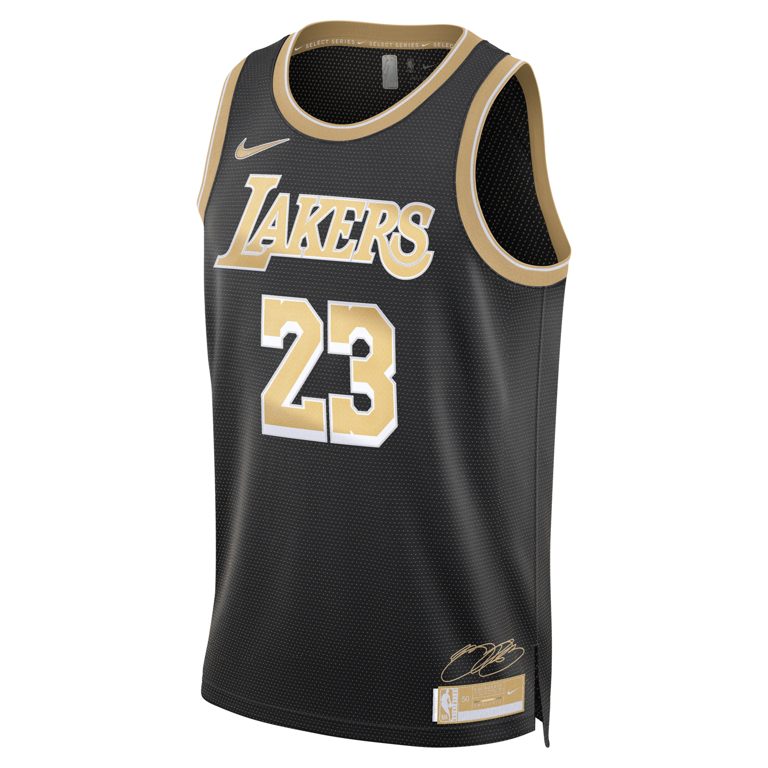 Фланелка Nike Dres Dri-FIT NBA Swingman LeBron James Los Angeles Lakers 2024 Select Series Черно | FN5913-053, 0