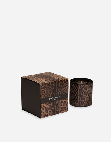 Свещи Dolce & Gabbana Dolce & Gabbana Patchouli Leopard Print Glass Candle Кафяво | TCC159TCAG3UL026, 2