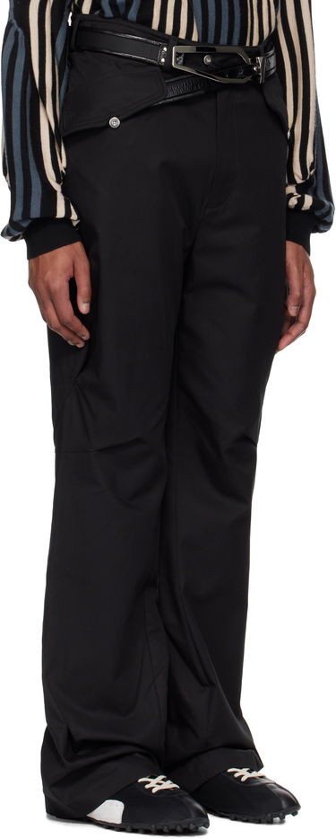 Панталони KIKO KOSTADINOV Kiko Kostadinov Alec K-Dart Trousers Черно | KKSS25T05-18, 1