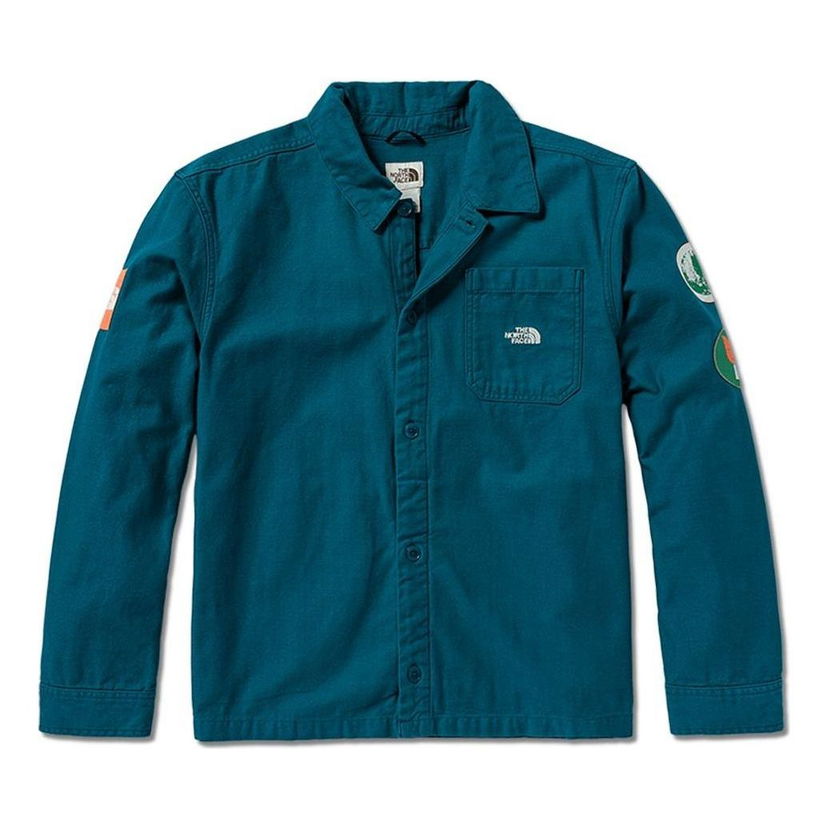 Риза The North Face Valley Shacket Синьо | NF0A7ZYN-EFS