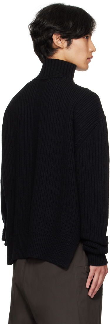 Пуловер Rick Owens Rick Owens Concordians Turtleneck Sweater Черно | RU02E1645 KWV, 2