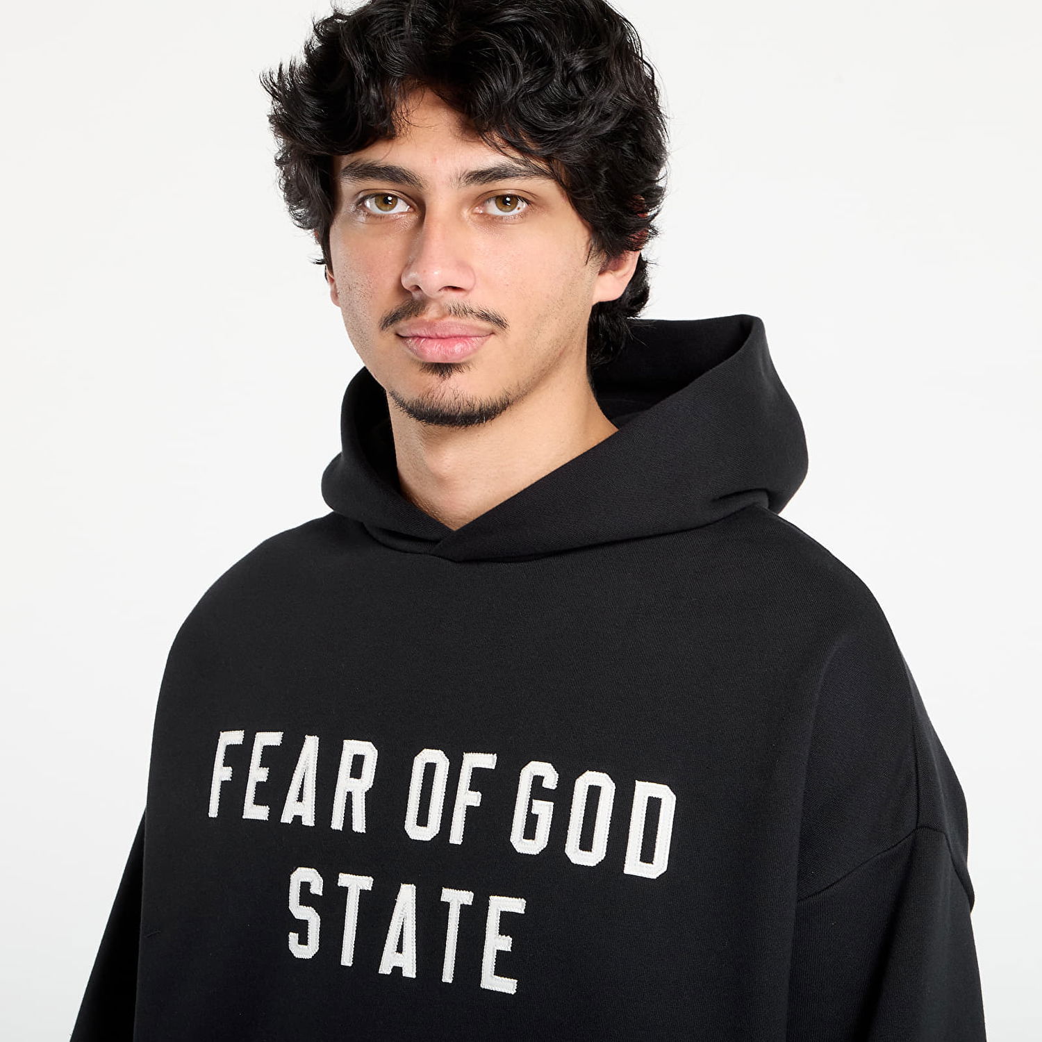 Суитчър Fear of God Fear of God Essentials 90's Hoodie Черно | 192SP256210F-861, 1