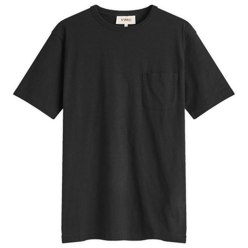 Тениска YMC Wild Ones Pocket T-Shirt Черно | P6AZG-01