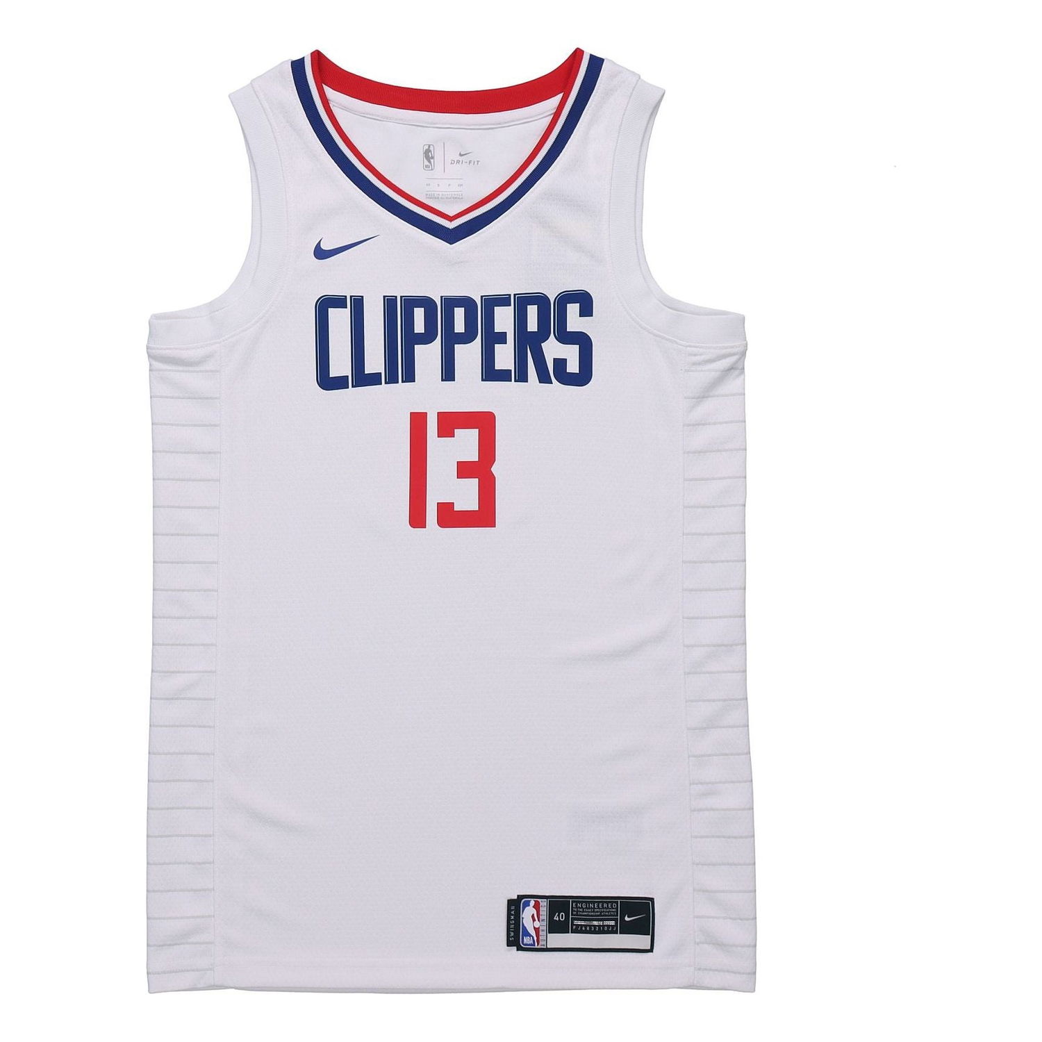 Фланелка Nike NBA Clippers Basketball Jersey #13 Бяло | CW3594-101, 0