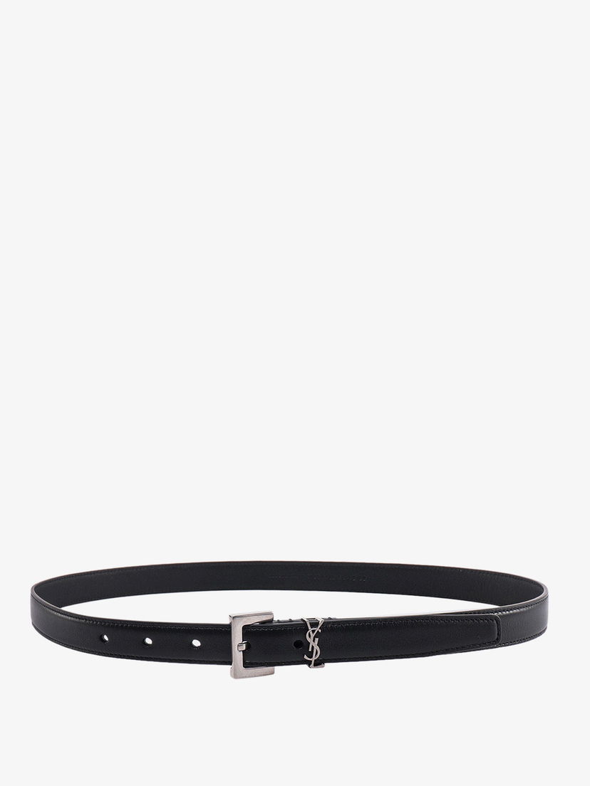 Колани Saint Laurent Black Leather Belt Черно | 554465BOO0E1000