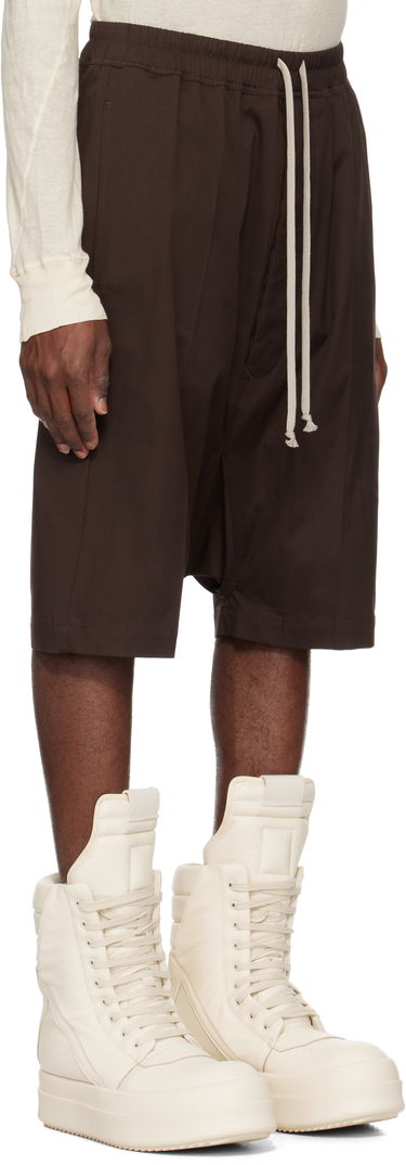 Къси панталони Rick Owens Rick Owens Hollywood Pods Shorts Черно | RU01E5384 TE, 4