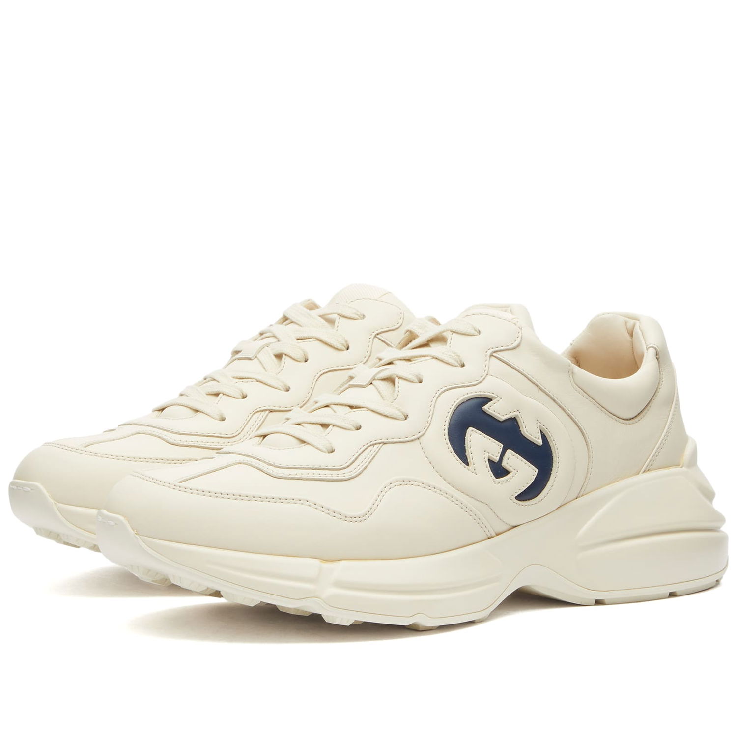 Кецове и обувки Gucci Rhyton Бежово | 757857-UPG70-9567, 0