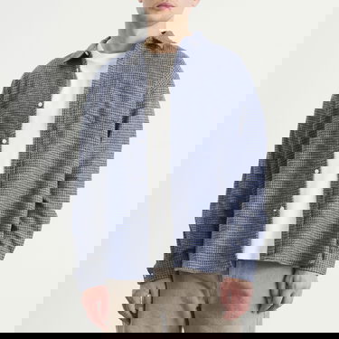 Риза Palmes Cotton Mouline Shirt Синьо | P30-0037-677, 2
