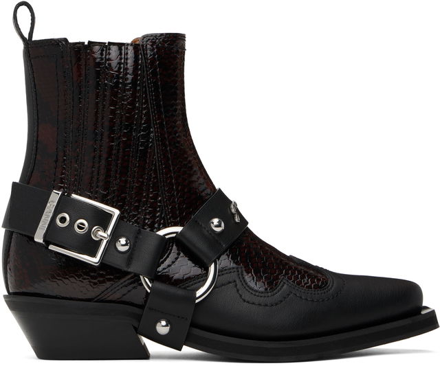 GANNI Low Cut Western Chelsea Boots