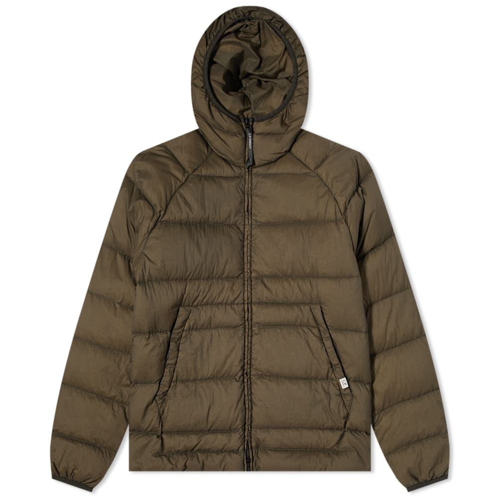 Пухо яке C.P. Company Nylon Hooded Liner Down Jacket Зелено | 11CMOW164A-006110G-683, 0