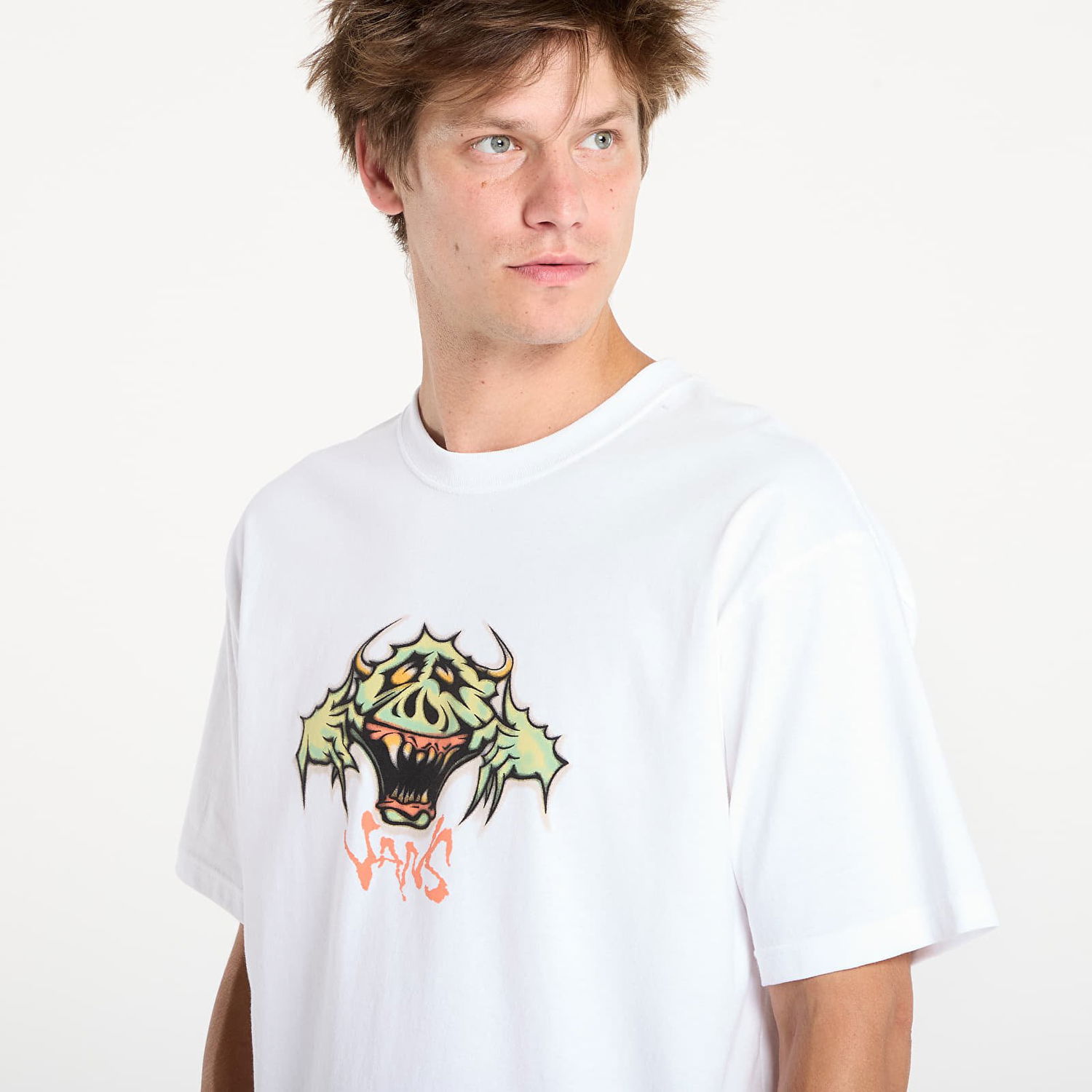 Тениска Vans Goofy Ghoul T-Shirt Бяло | VN000PDYWHT, 1