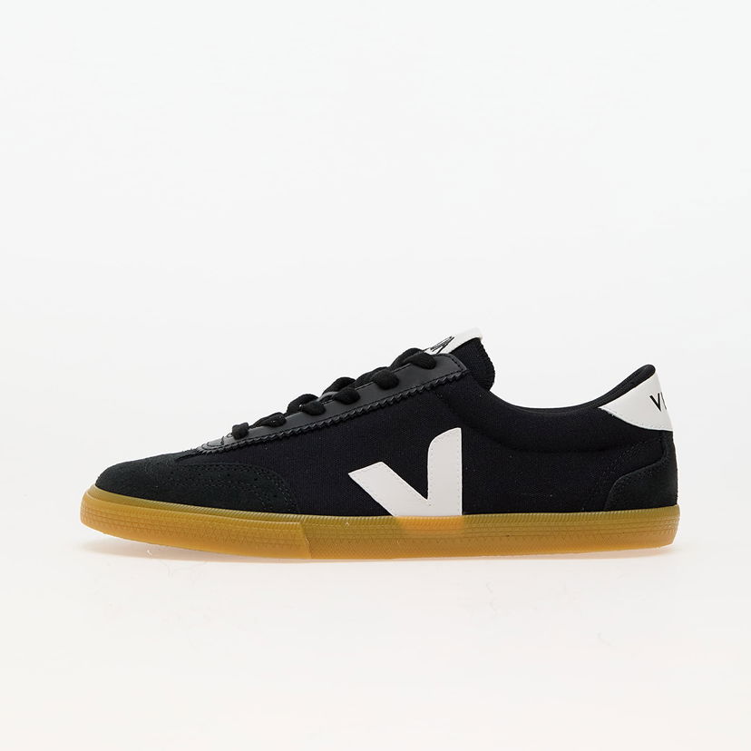 Кецове и обувки Veja Volley Canvas Black/ WHite/ Natural Черно | VO0103529B