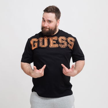 Тениска GUESS Guess Bugler T-Shirt Черно | Z5GI15I3Z14-JBLK, 3