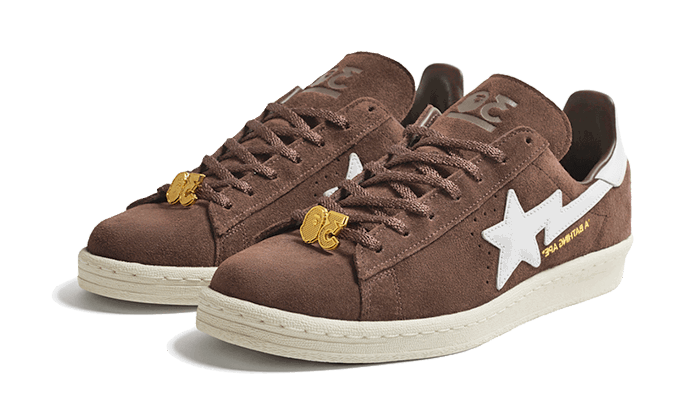 Кецове и обувки adidas Originals x BAPE Campus 80s 30th Anniversary "Brown" Кафяво | IF3379, 1