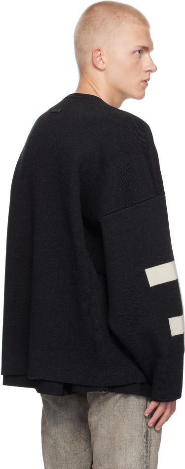 Пуловер Fear of God Fear of God Merino Full Zip Sweater Черно | FG24FW20-0172MER, 2