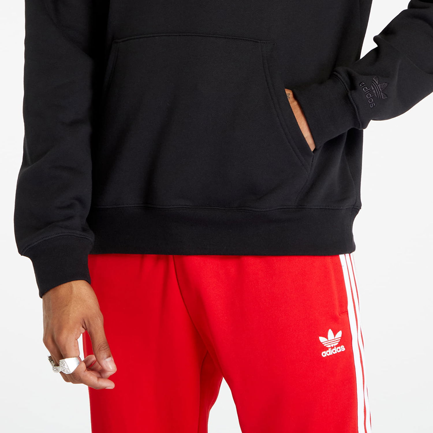 Суитчър adidas Performance Graphics Fire Trefoil Черно | IJ0610, 1