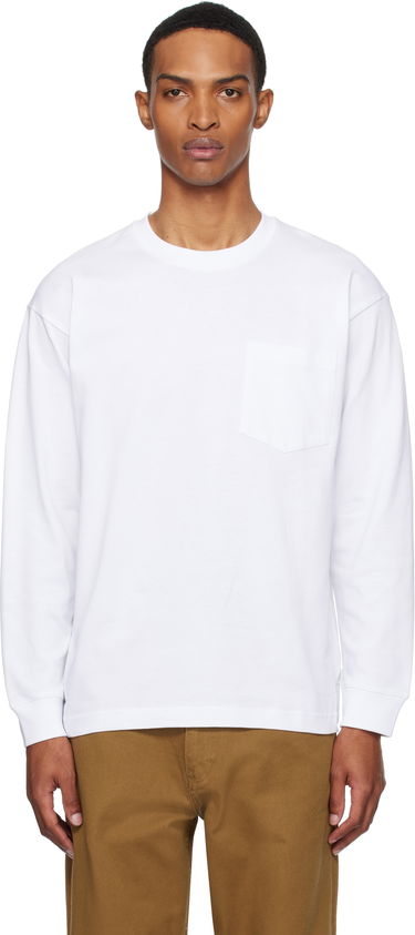 Тениска NORSE PROJECTS Norse Standard Heavy Loose Long Sleeve T-Shirt Бяло | N10-0213, 0