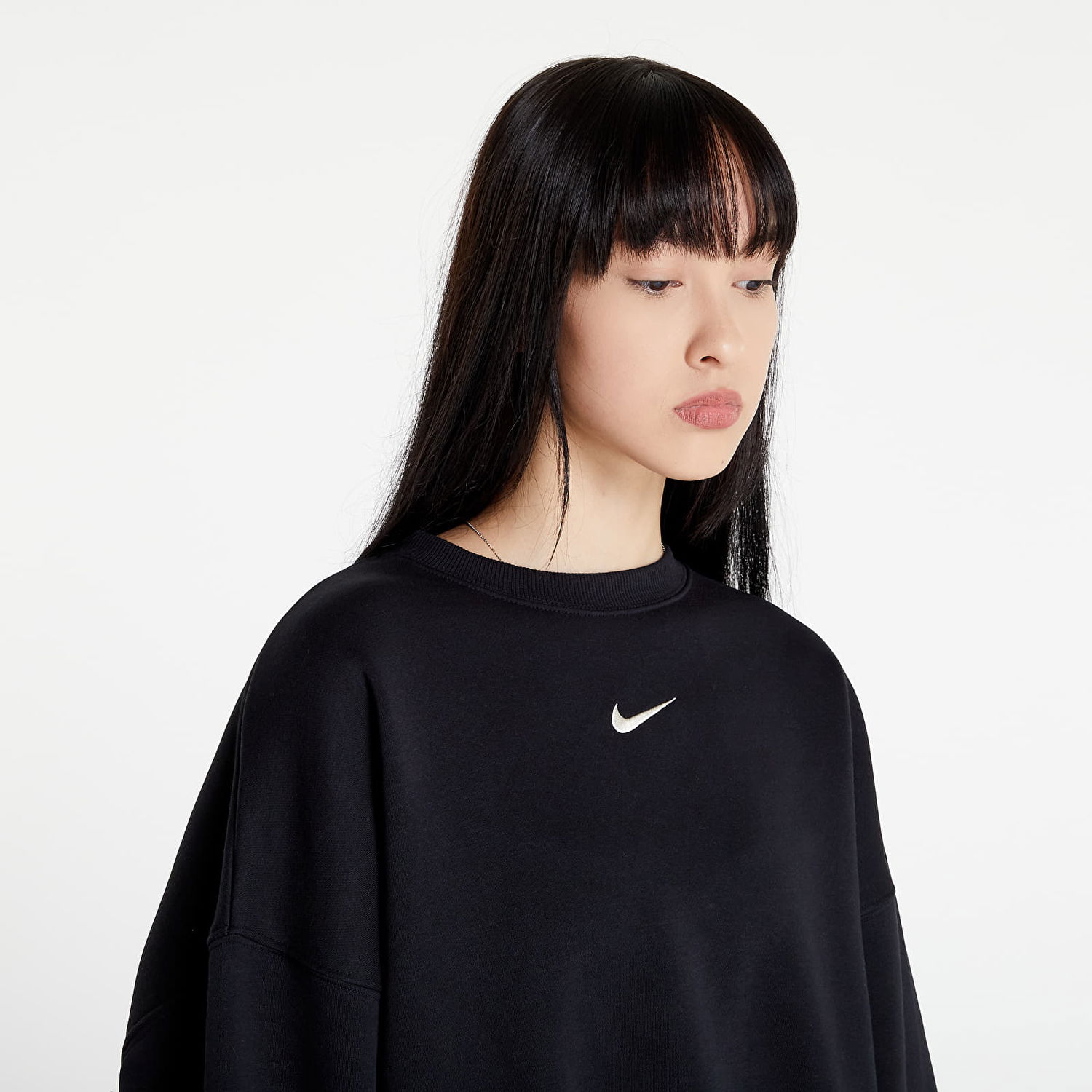 Суитчър Nike Phoenix FleeceOversized Crewneck Черно | DQ5761-010, 1