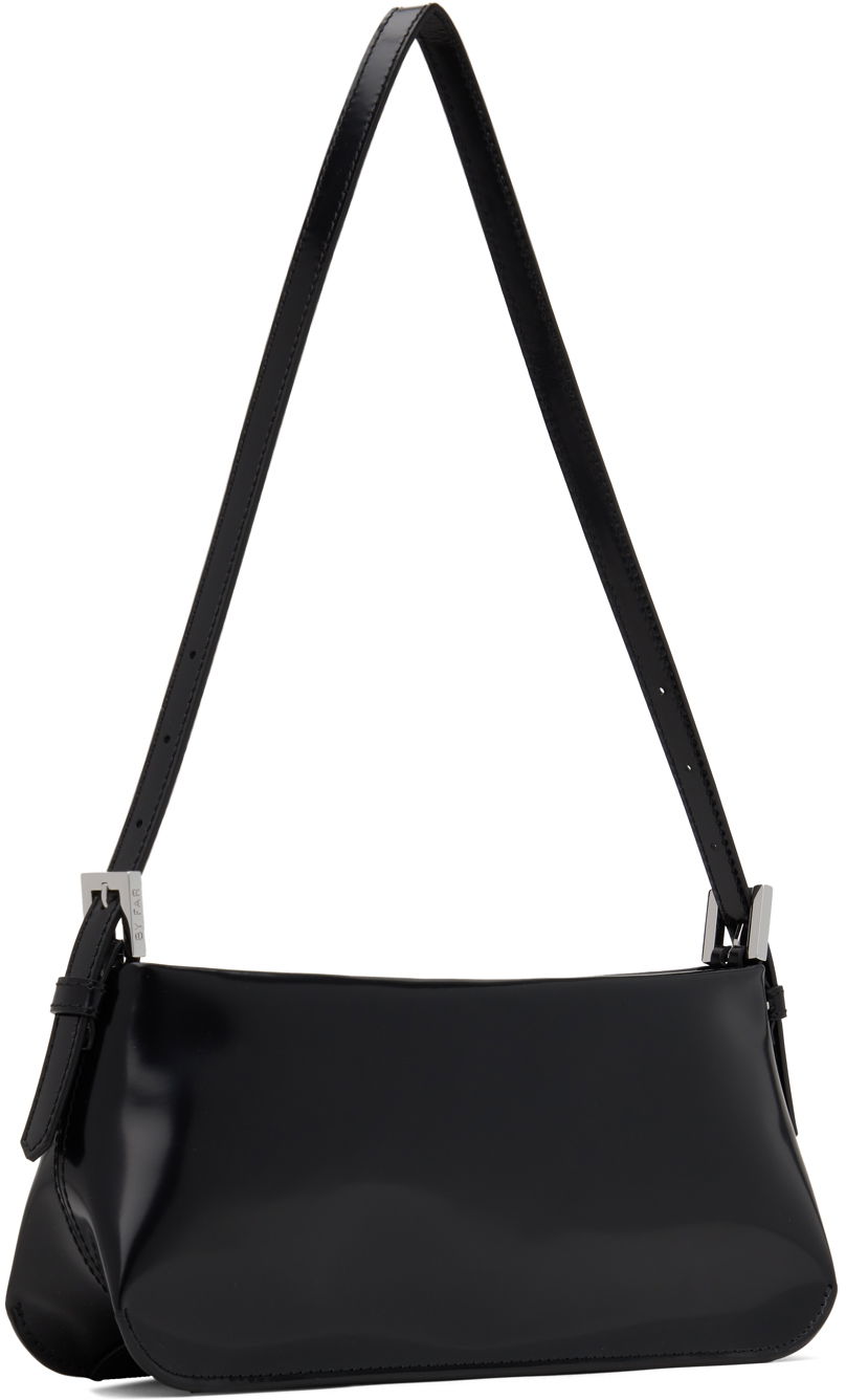 Чанта през рамо BY FAR Shoulder Patent Leather Bag Черно | 22FWDULSBLWMED, 1