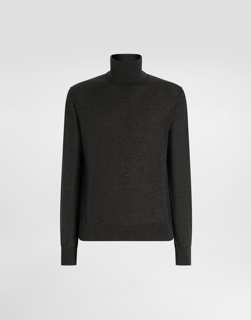 Пуловер Dolce & Gabbana Dolce & Gabbana Cashmere Turtleneck Pullover Черно | GXW05TJBW05N1254