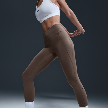 Клинове Nike Nike Universa High-Waisted 7/8 Pocket Leggings Кафяво | HQ6810-233, 2
