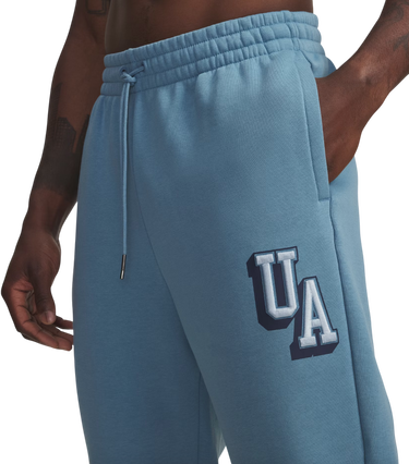 Спортни панталони Under Armour Under Armour UA Icon Fleece Graphic Joggers Синьо | 6003934-418, 4