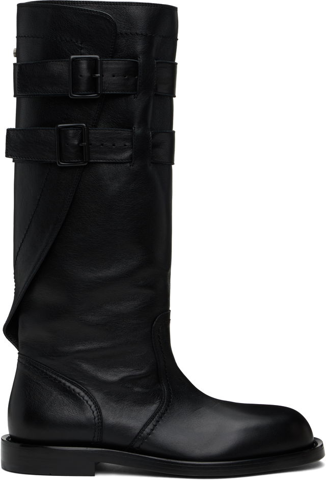Ann Demeulemeester Uplu Biker Boots