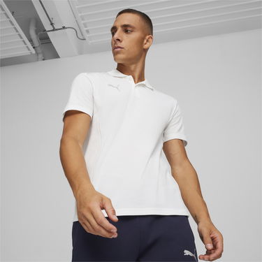Поло тениска Puma teamFINAL Casuals Polo Бяло | 658535-04, 2