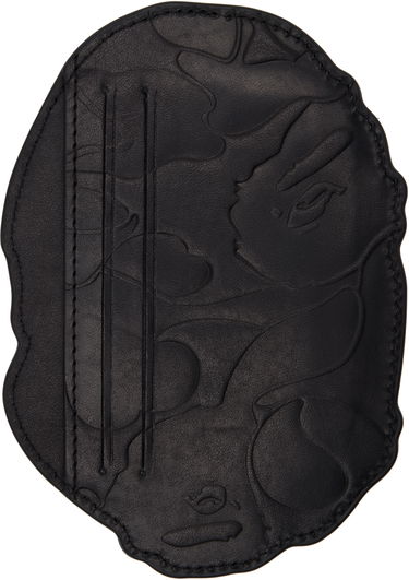 Ключодържатели BAPE A Bathing Ape Embossed Leather Card Holder Черно | 001SGL301012M, 1