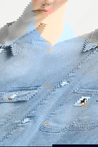 Яке Carhartt WIP OG Michigan Coat Transitional Denim Jacket Синьо | I031923.01ZO, 3